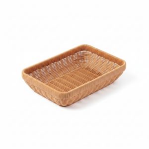 Plastic Rattan Wicker Fruit Basket
